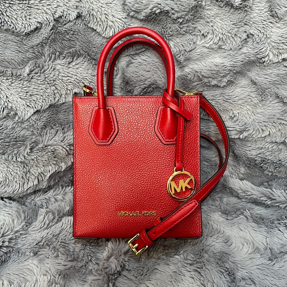The cutest red Michael Kors bag!